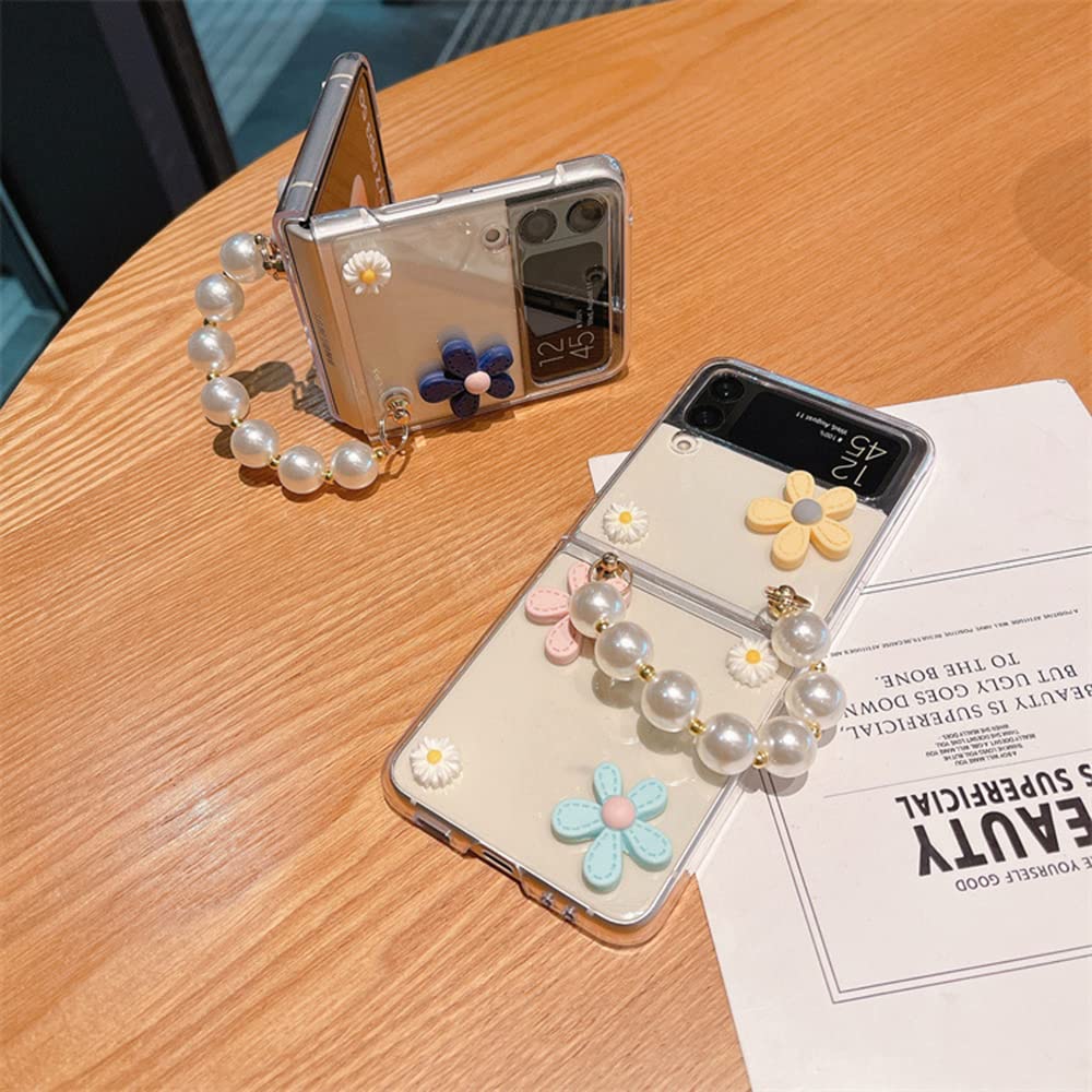 Amazon.com: GO-VOLMON Fashion Flower Case for Galaxy Z Flip 4