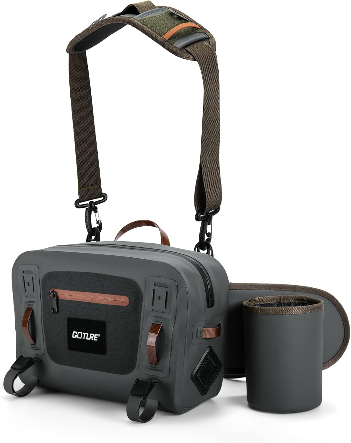 Aazon.co : Goture Large Tackle Bag,600D Water Resistant Saltwater - View #11