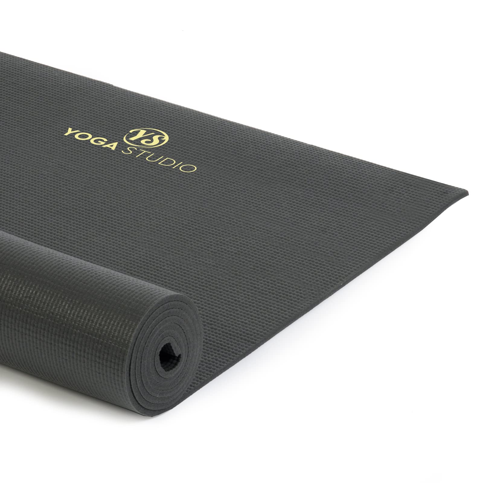 Yoga Studio Esterilla de yoga adhesiva diseñada | Oeko-Tex Antideslizante a prueba de desgarros | Entrenamiento Ejercicio Gimnasio Fitness Mandala Yoga & Pilates Mat | 183 cm x 61 cm x 6 mm - Elefante