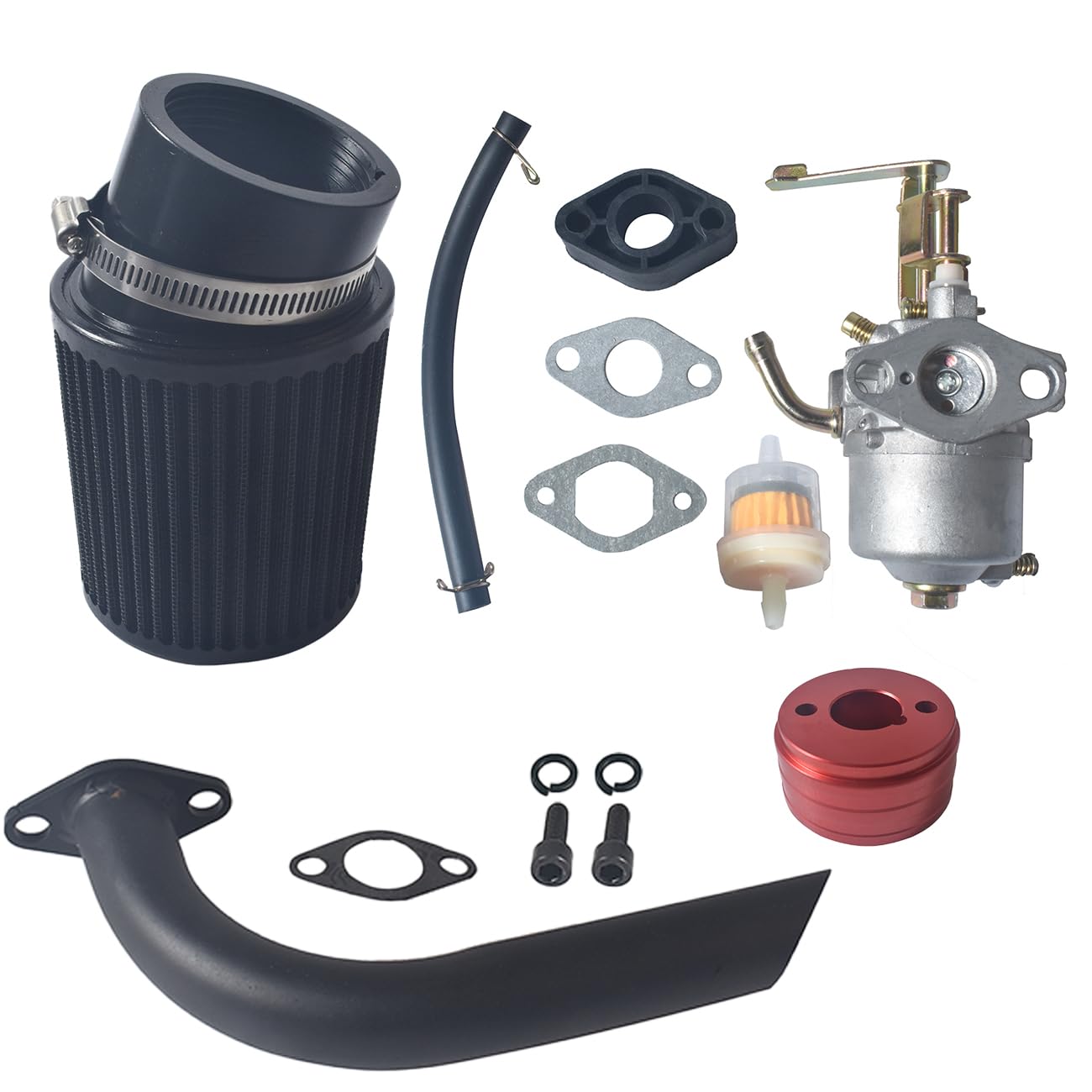 ハイパープラネット Amazon.com: New upgrade Carburetor Carb Black Air Filter Adapter
