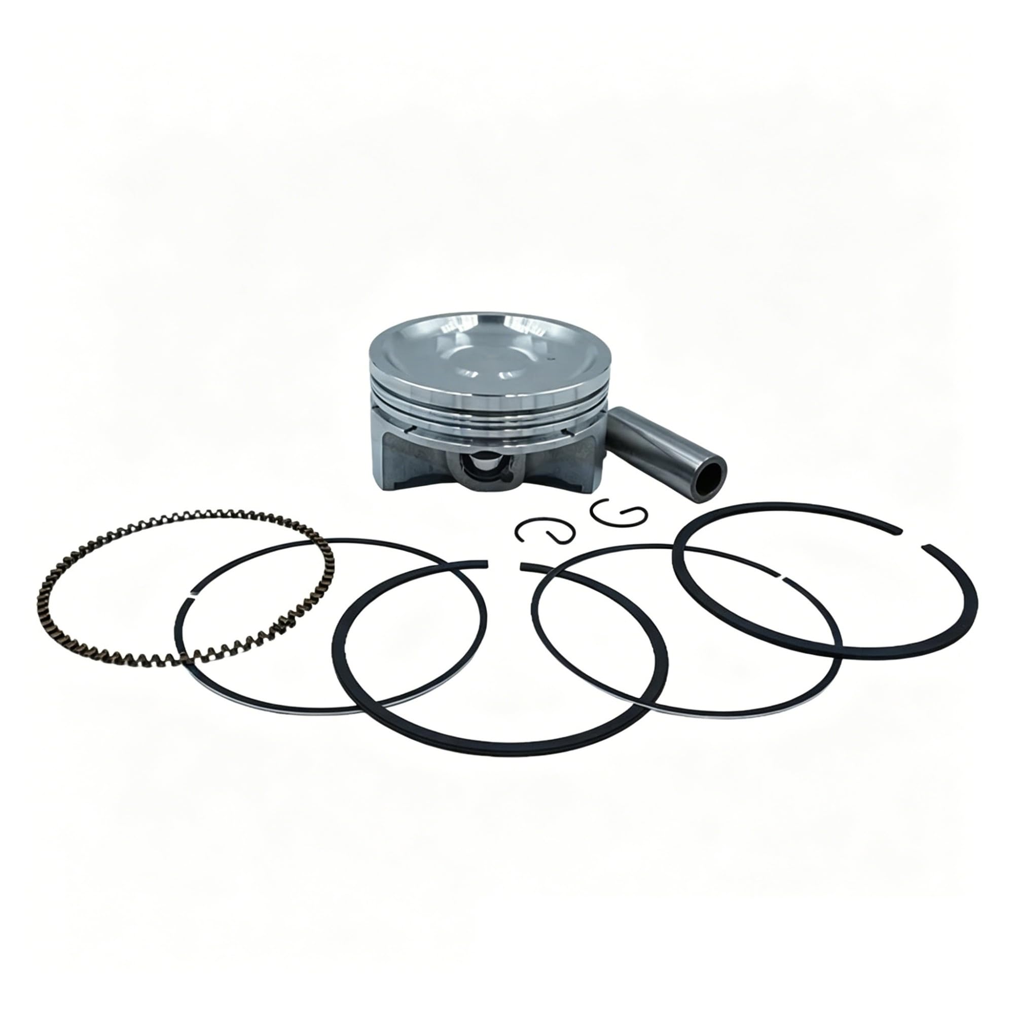 Fasce Elastiche Per Piaggio Per Per Runner VXR200 Scooter Raffreddato Ad Acqua Motore A 4 Tempi Parti Riparazione 72mm Kit Pistone 15mm Foro Spille Pistone