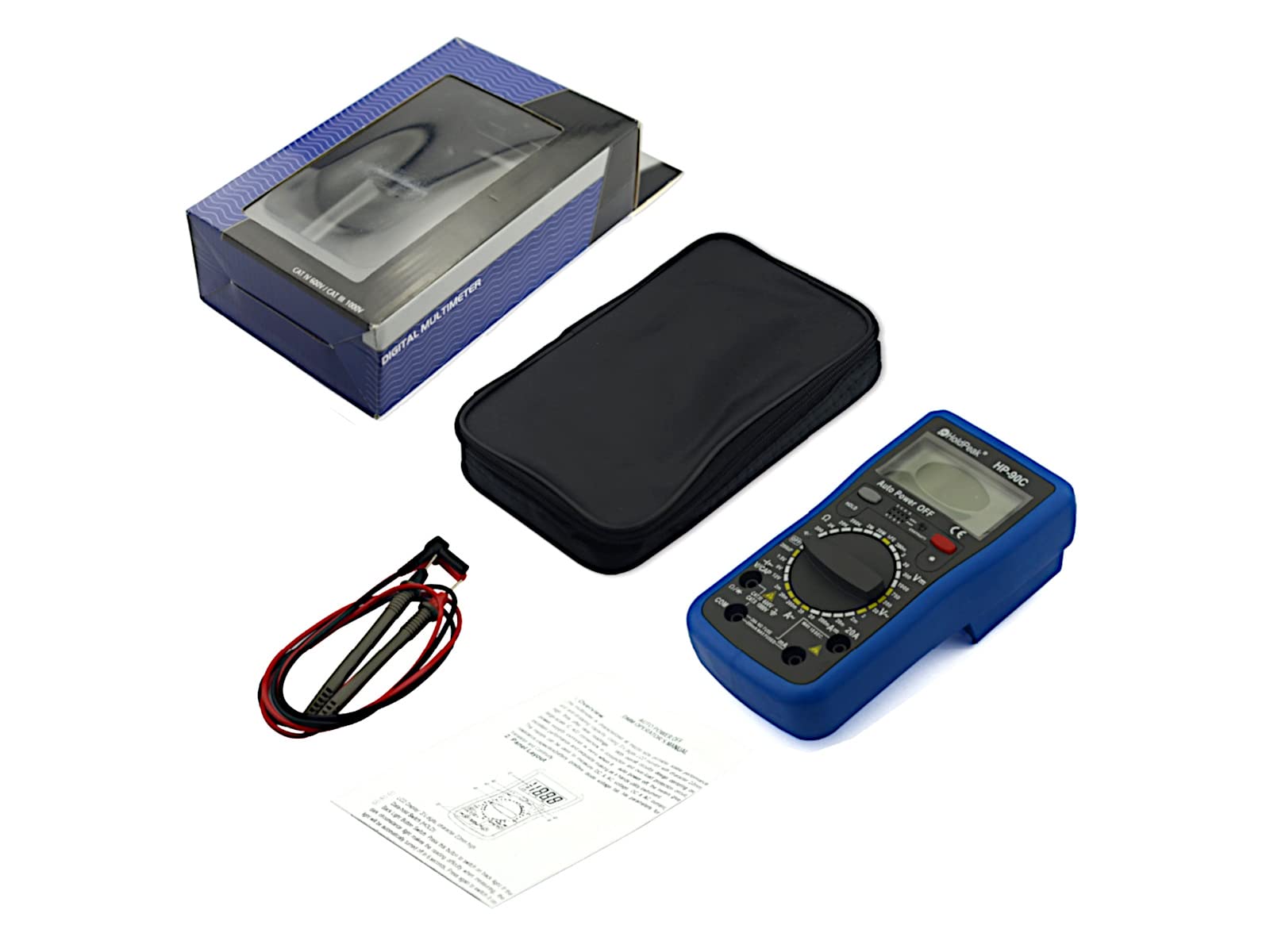 Produktbild von Digitalmultimeter Mit LIVE-Funktion, LCD 1999 Blau Hinterleuchtet