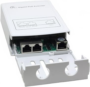 1 to 2 Gigabit PoE Extender Cascade Repeater Outdoor Rainproof 3-Port PoE Switch