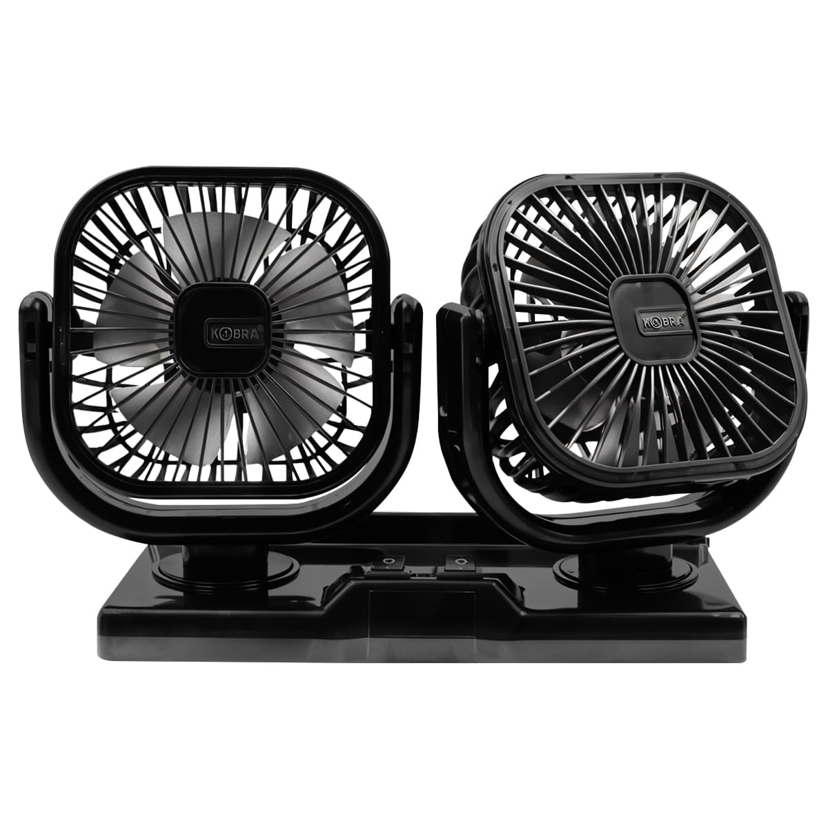 4" Dual Head Car cooling – 12V Electric Auto Cooling with Strong Airflow, 360° Rotating Dual Heads, Adjustable Speed – Quiet Dashboard Fan for Cars, Trucks, RVs, SUVs, Campers & More-image-33