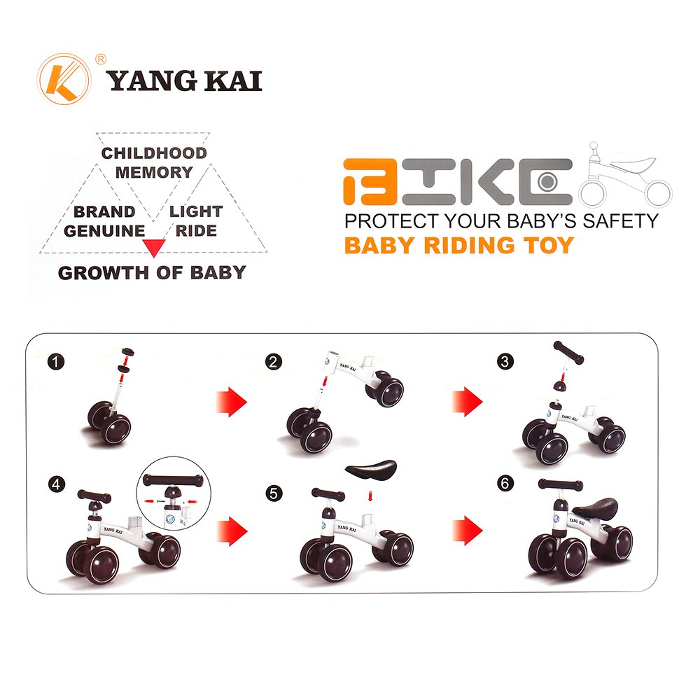 YANG KAI Q1+ Baby Balance Bike Learn To 