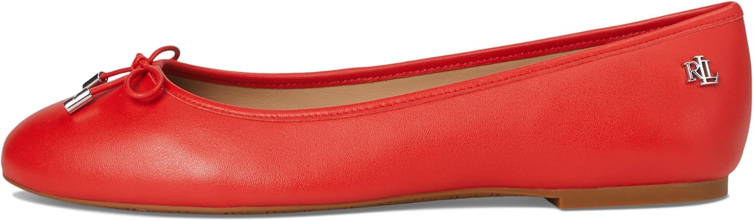 Lauren Ralph Lauren Jayna Nappa Leather Flats
