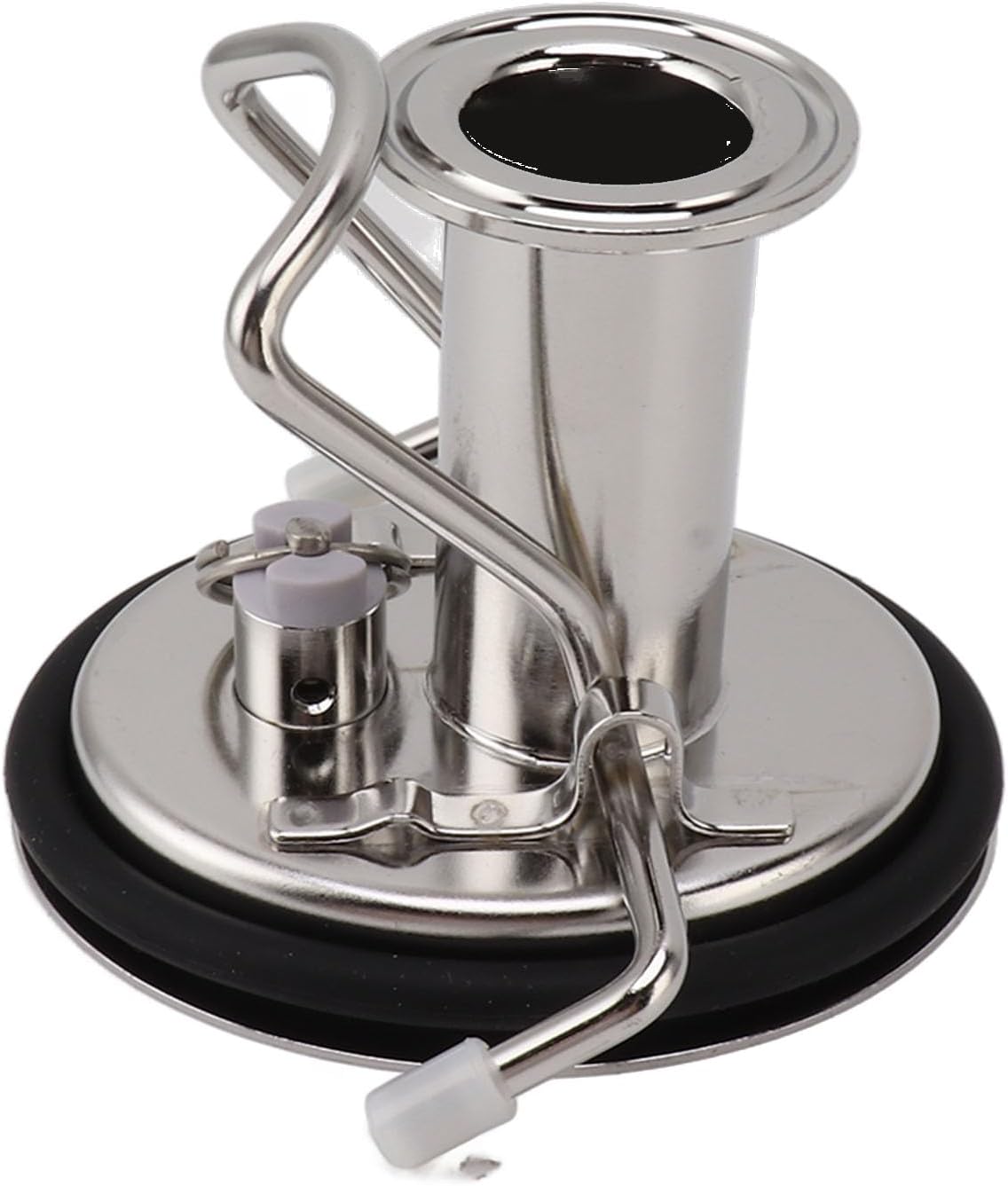 Tyenaza Cornelius Keg, Stainless Steel Beer Keg Lid Soda Keg Lid Carbonation Keg Lid with 1.5in 3 Clamp Ring for Homebrewing