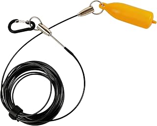 Steel Wire Fish Stringer Fish Holder with High-Visibility loat Wear Rope