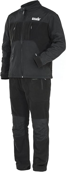 NORFIN Fleece suit POLAR LINE 2 GRAY - Warm and Comfortable - Mens Full-Zip - Jacket and Pants