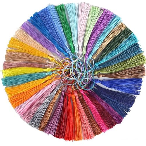Catálogo para Comprar On-line Borlas favoritos de las personas. 43 Mini borlas para marcapáginas de 42 colores, 210 borlas para marcapáginas coloridas pequeñas para accesorios de manualidades, etiquetas, manualidades, llavero, marcas de libros...