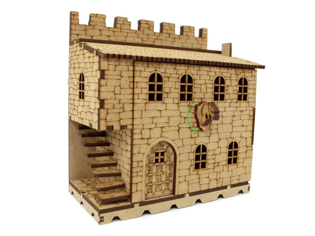 TowerRex Bastion D&D Terrain Set - Barrack Buildings For Tabletop RPGs Like Dungeons & Dragons, Warhammer - View #13