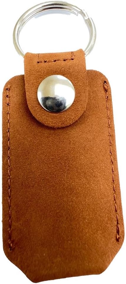 TUFF LUV 'Western' Genuine Leather Case Pocket Clip [Compatible with] Leatherman Micra/Squirt Multi-Tool - Brown