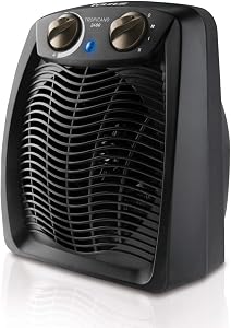 Taurus Tropicano 2400 Calefactor, termoventilador, 2 potencias de calor + ventilador, 2400W, asa de transporte, termostato ajustable, silencioso, diseño negro          [Clase de eficiencia energética A+]