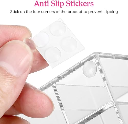 Miniatura 8 de CORHAD 24-grid Acrylic Desktop Lipstick and Eyebrow Pencil Holder Multipurpose Cosmetic Display Rack for Makeup Storage and Organization