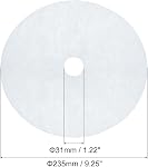MECCANIXITY Universal Cloth Dryer Exhaust Filter, Cotton 235x31mm White for Clothes Dryer Filter Replacement Pack of 6