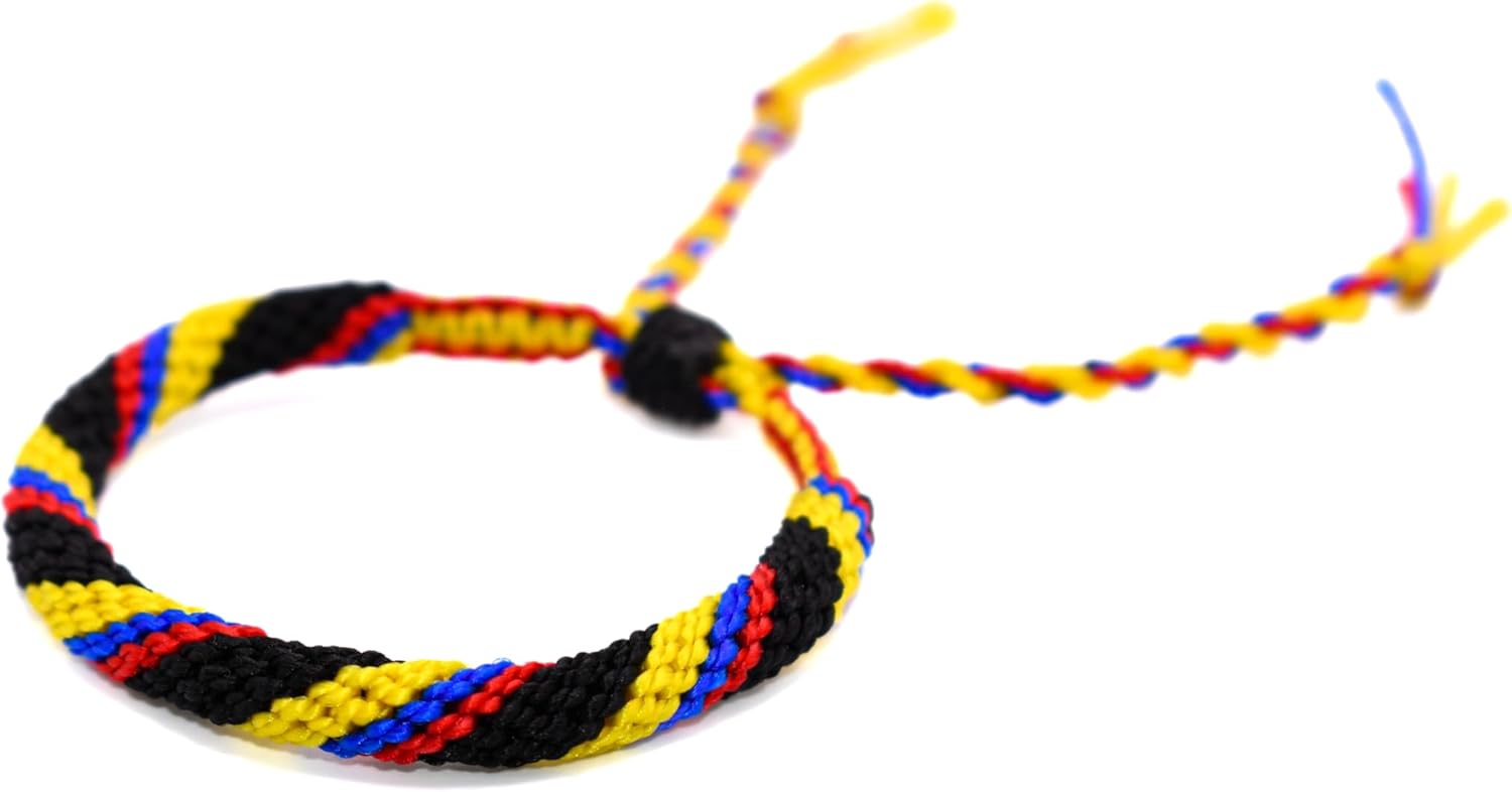 Bandera de Colombia Flag Bracelet - Pulsera de Colombia - Adjustable Patriotism Jewerly for Men & Women - Handmade Bracelet - Colombia Jewerly - Colombian Culture - Colombian Pride Bracelet - Image 3
