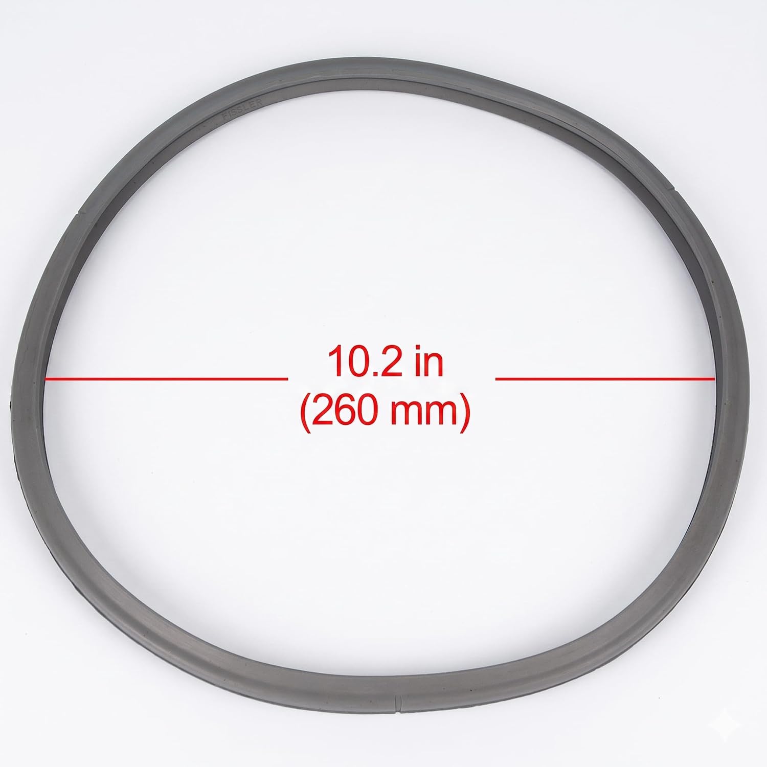 10.2 Inch (26cm) Pressure Cooker Gasket Replacement Compatible with Fissler - Fits Blue Point, Magic Line, Magic Comfort Basic/Logic and Vitaquick old - Replaces Part 038-687-00-205/0