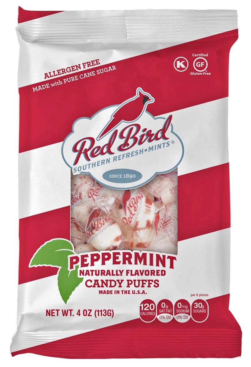 Buy Red Bird Cotton Candy Candy Puff Mints with Peppermint Candy Puffs