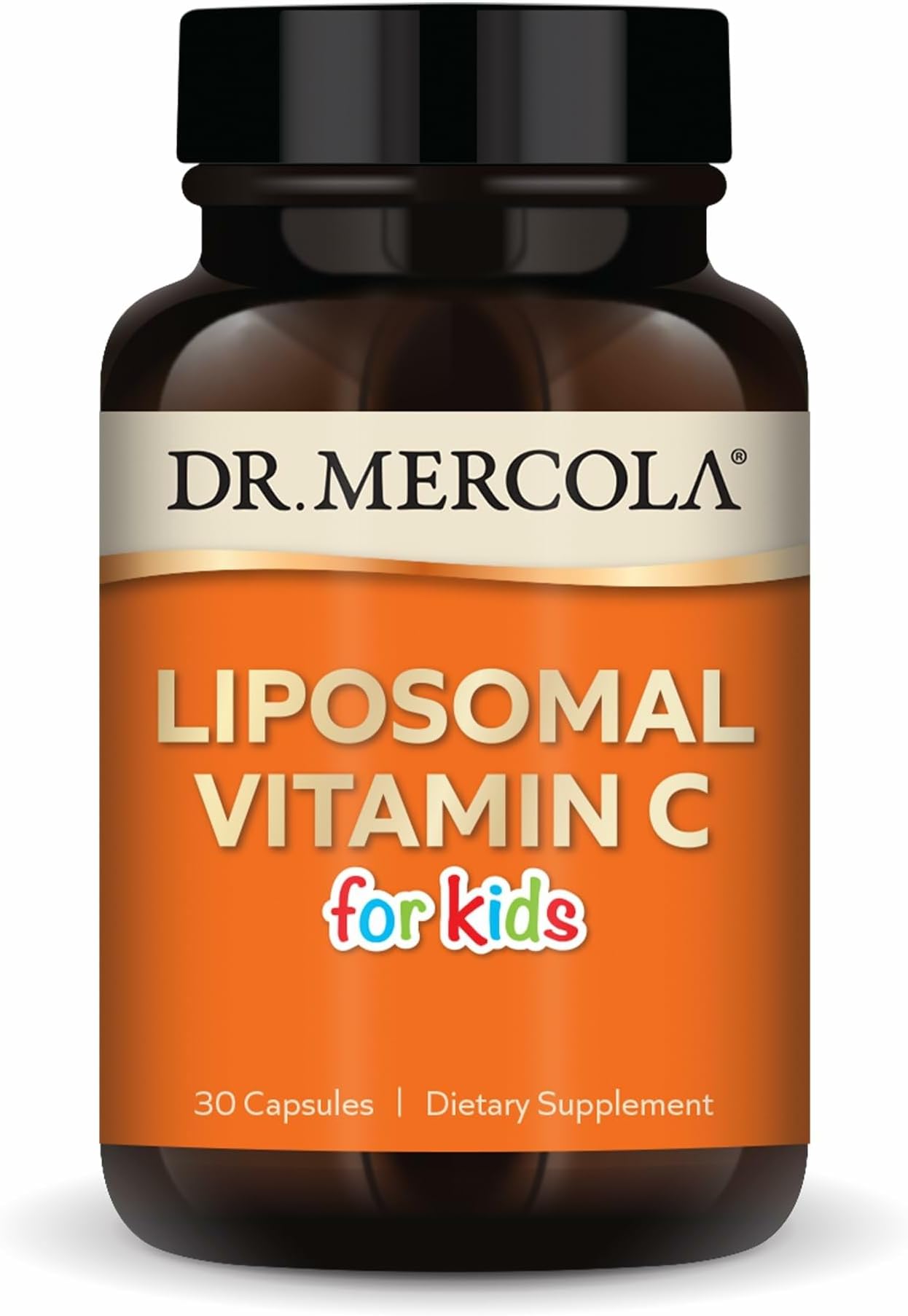 Liposomal Vitamin C for Kids - 125 mg Vitamin C - Supports Immune & Brain Function - Liposomal Delivery - Non-GMO, Gluten-Free & Soy-Free - 30 Capsules (30 Servings)