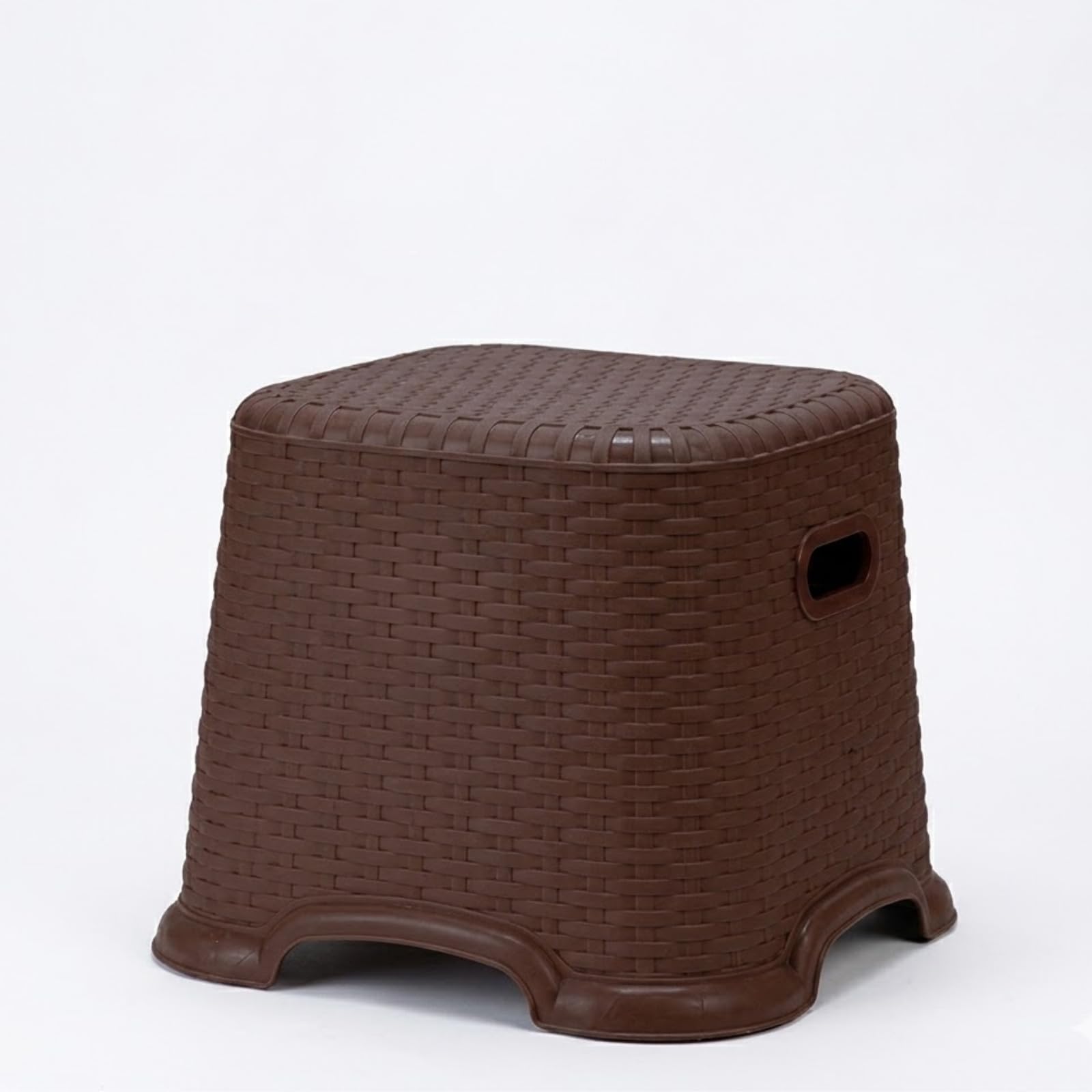 LuxuryBase Stool for Kitchen Bathroom, Brown & Grey, 10.62 inch | Classic, Perfect Posture, Plastic, Pack of 1 pcs-picture-22