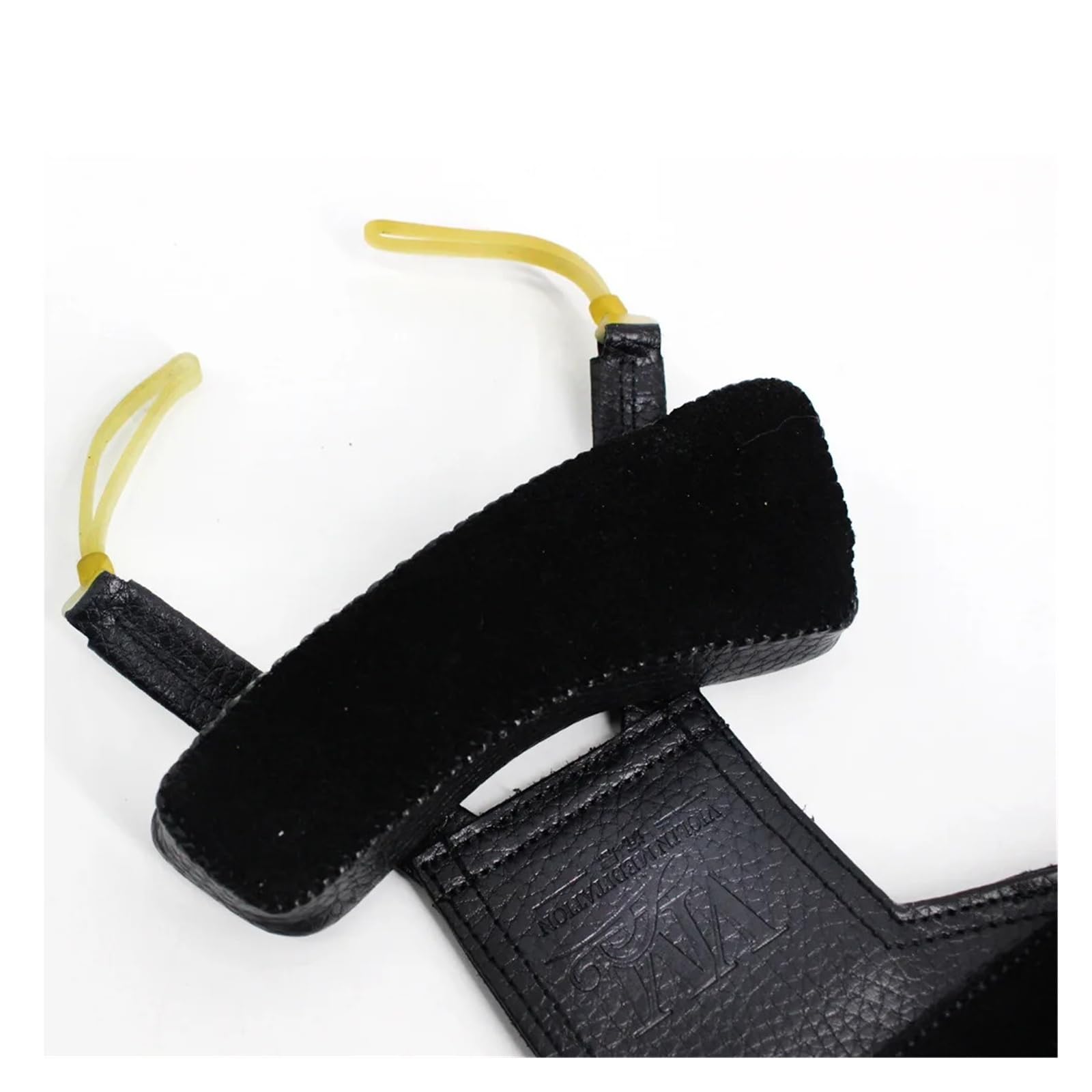 Violín Viola negro hombro resto almohadilla barbilla cuello protector paño(3 4)