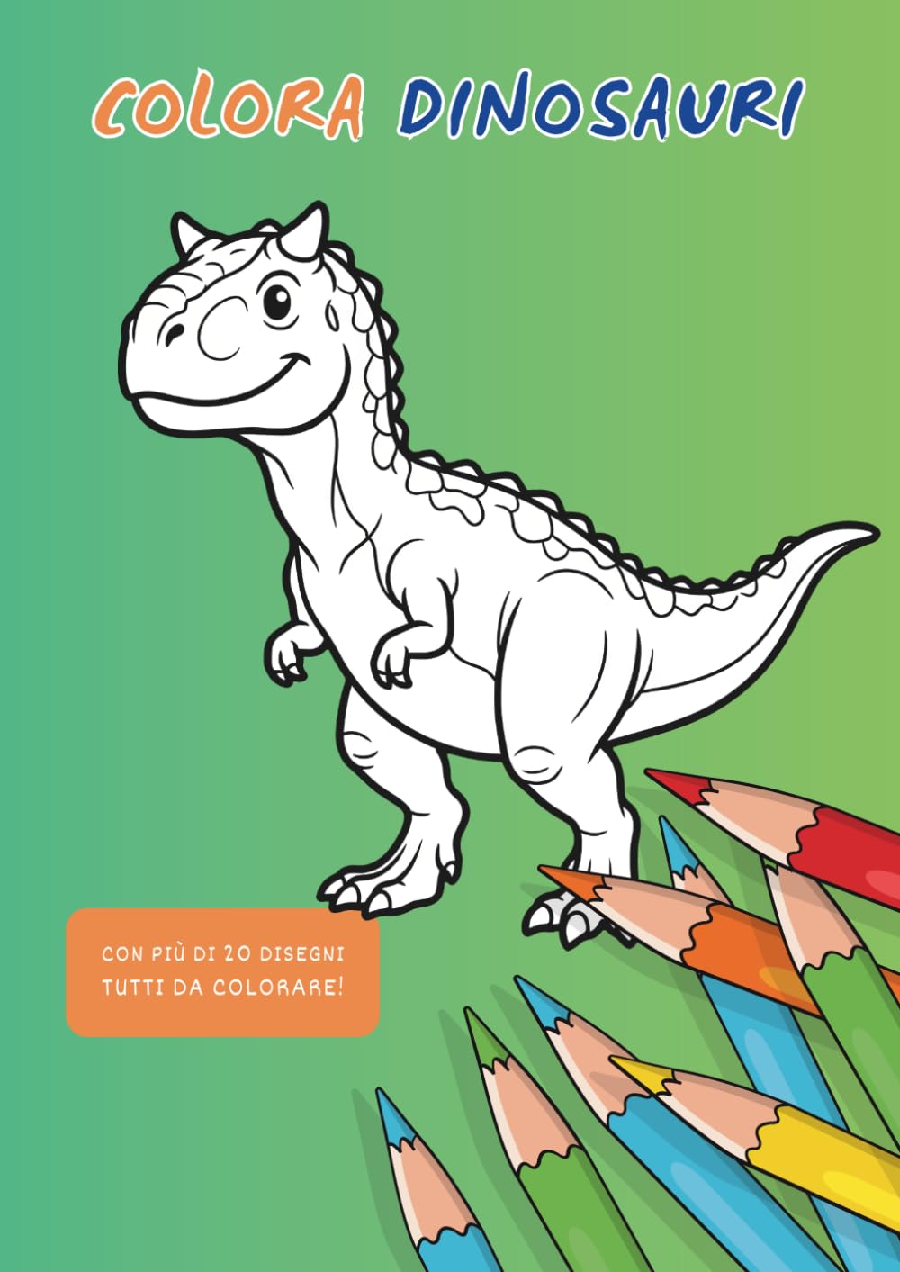 colora Dinosauri: con più di 20 disegni da colorare