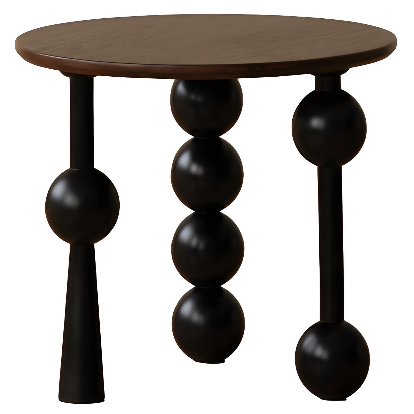 Petite table pour petits espaces la solution gain de place en bois de noyer