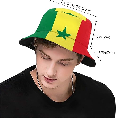 Vista 149 de KiuLoam Sombreros de pescador unisex con bandera, sombreros de pescador plegables para exteriores, verano, viajes, senderismo, playa, gorras