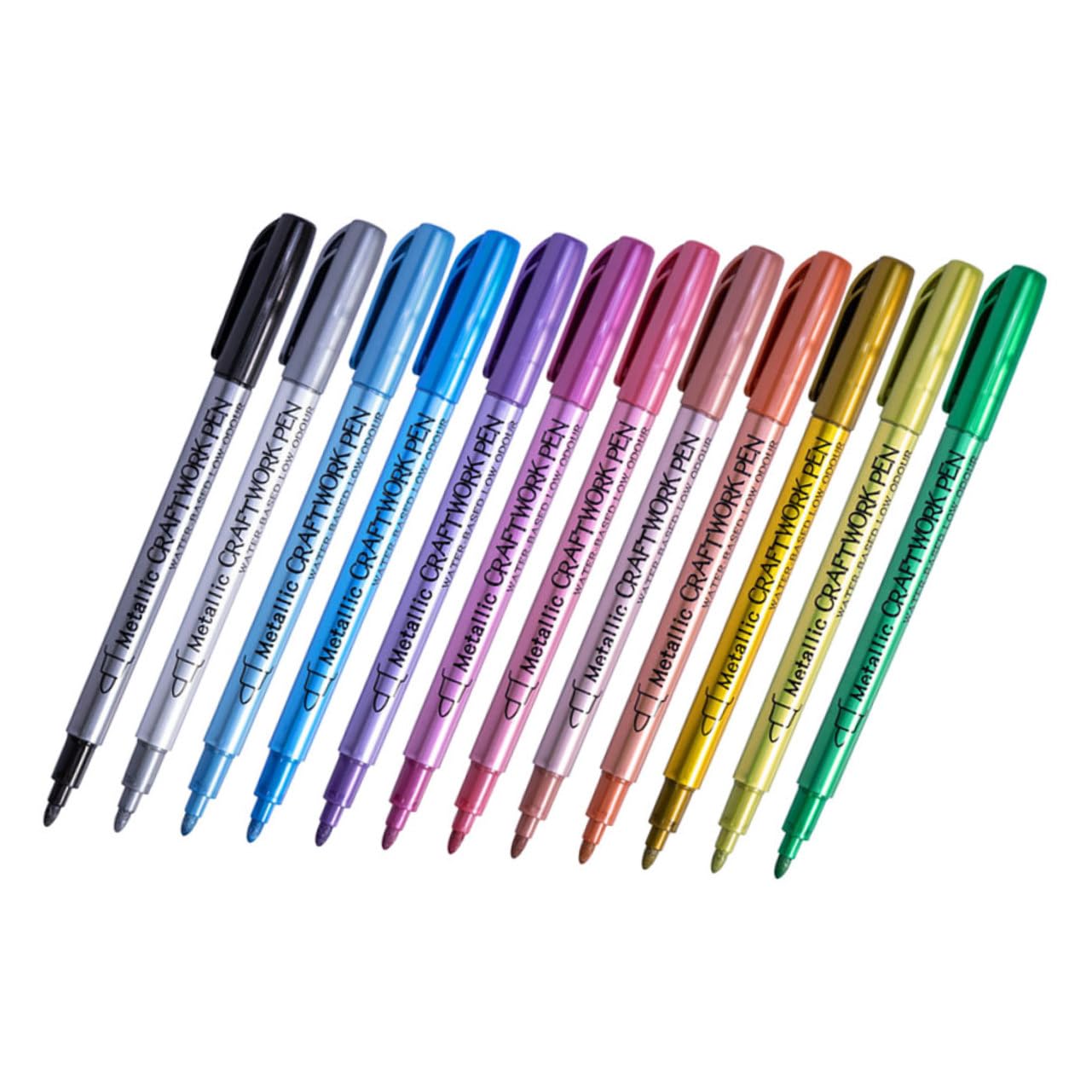 EXCEART 4 Ensembles Stylo En Métal Peinture Feu Stylo De Peinture Bricolage Marqueurs De Pour Le Bois s De Marqueurs De À Huile Nylon 12 Pièces * 4