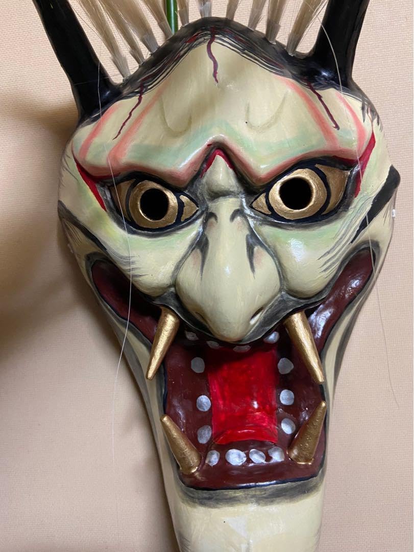 神楽面 般若 No.42 石見神楽面 般若 神楽面 日下義明作 石見