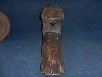 Amazon.co.jp: PC.時代もの江戸時代薬研やげん墨書き古道具