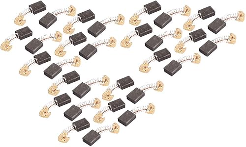 IIVVERR 15 pares de taladro eléctrico, herramienta eléctrica rotativa, cepillo de carbono de 0.256 x 0.531 x 0.669in (15 pares de taladro motor