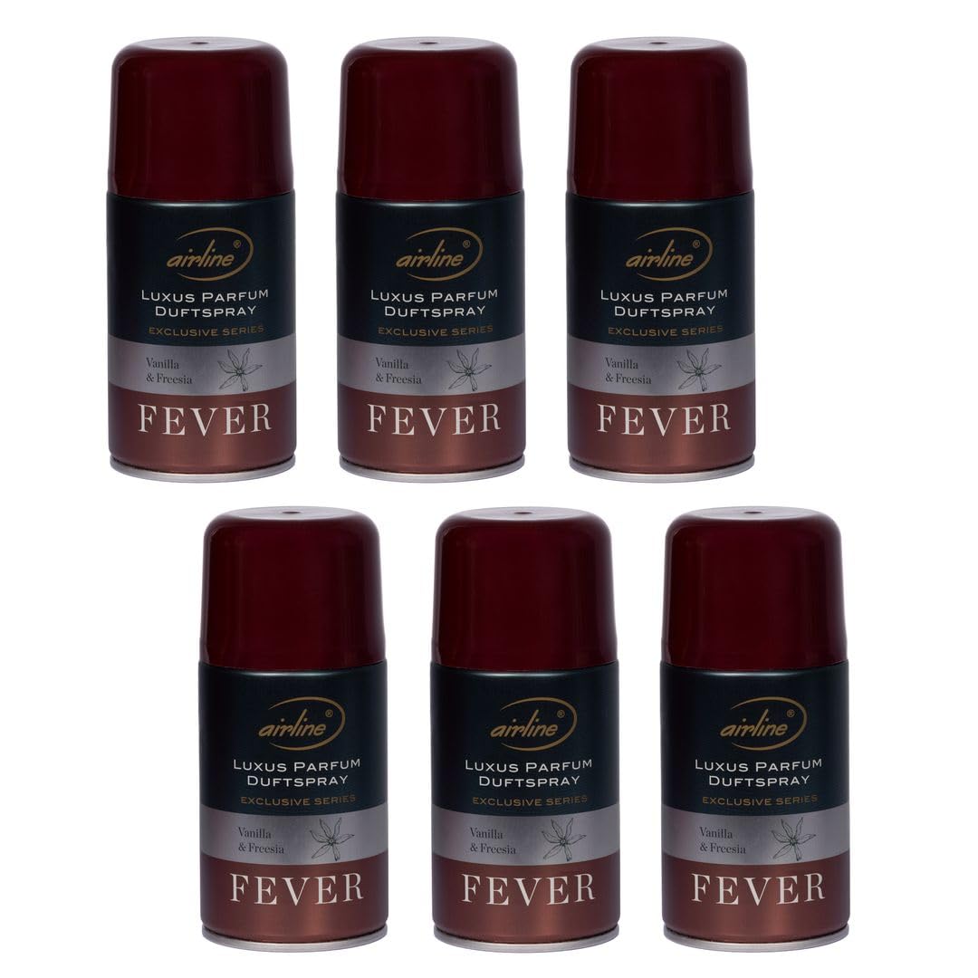 Laro Premium Airline Fever Raumduftspray Vorteilspaket 6/12/24/48/96 St Nachfüller für automatische Duftspender 250ml, Anzahl:24, Duft:Fever
