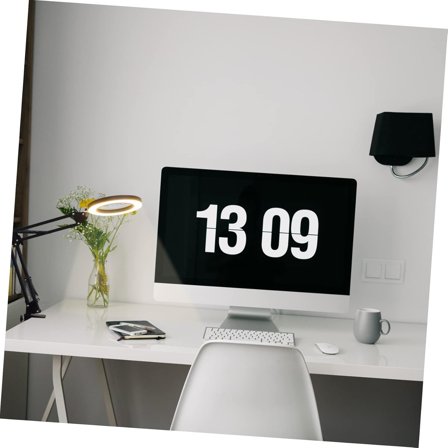 Retractable Led Desk Lamp Magnifying for Home Office Bedroom Work Light