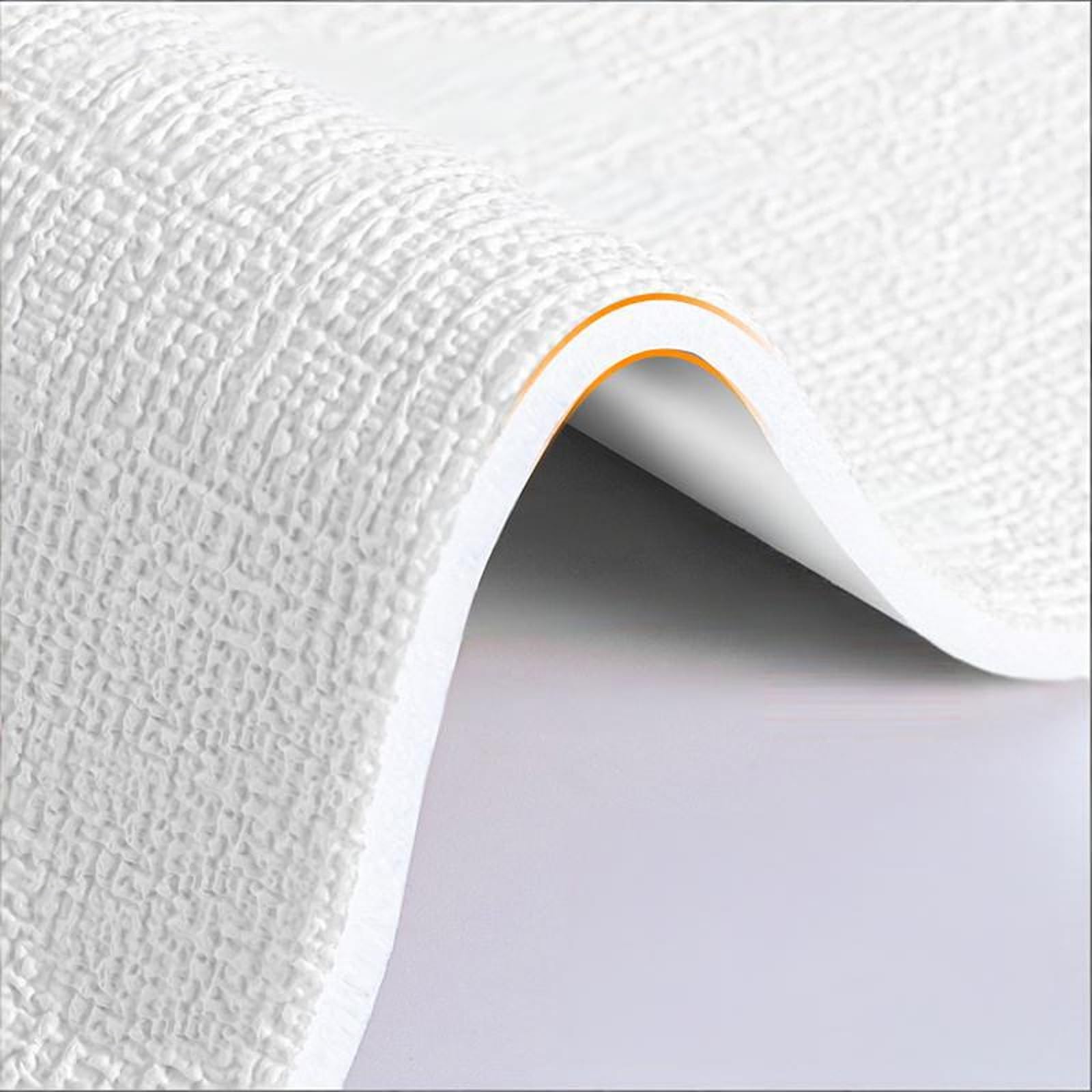 Papier peint isolant thermique autocollant mural plafond rouleau blanc 50x4000cm