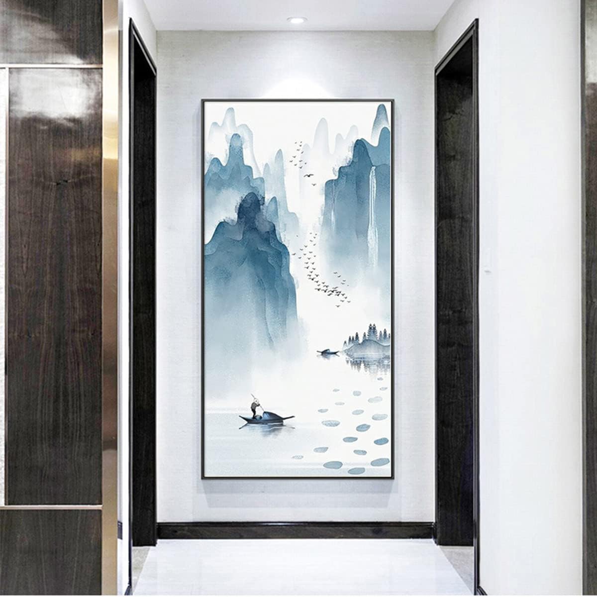 Instarry DIY 5D Diamond Painting Full Drill Landscape Painting Crystal Cross Stitch Living Room Wall Decor 35.4x19.7 inch