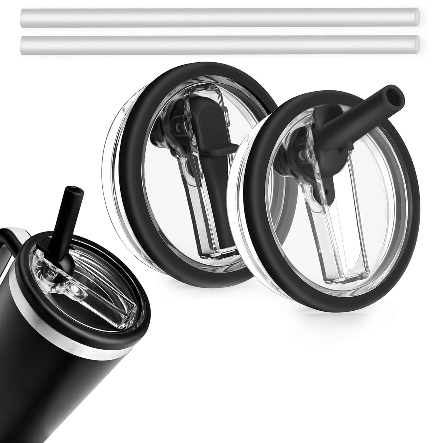 Stanley Lid Replacement 40 oz Black 2.0 no Spill Lid Leak Proof Spill Proof Cup Lid Compateble Stanley Cup Accessories