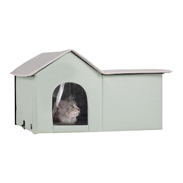 VEVOR Casa para Gatos con Calefacción de 67 x 56 x 41 cm