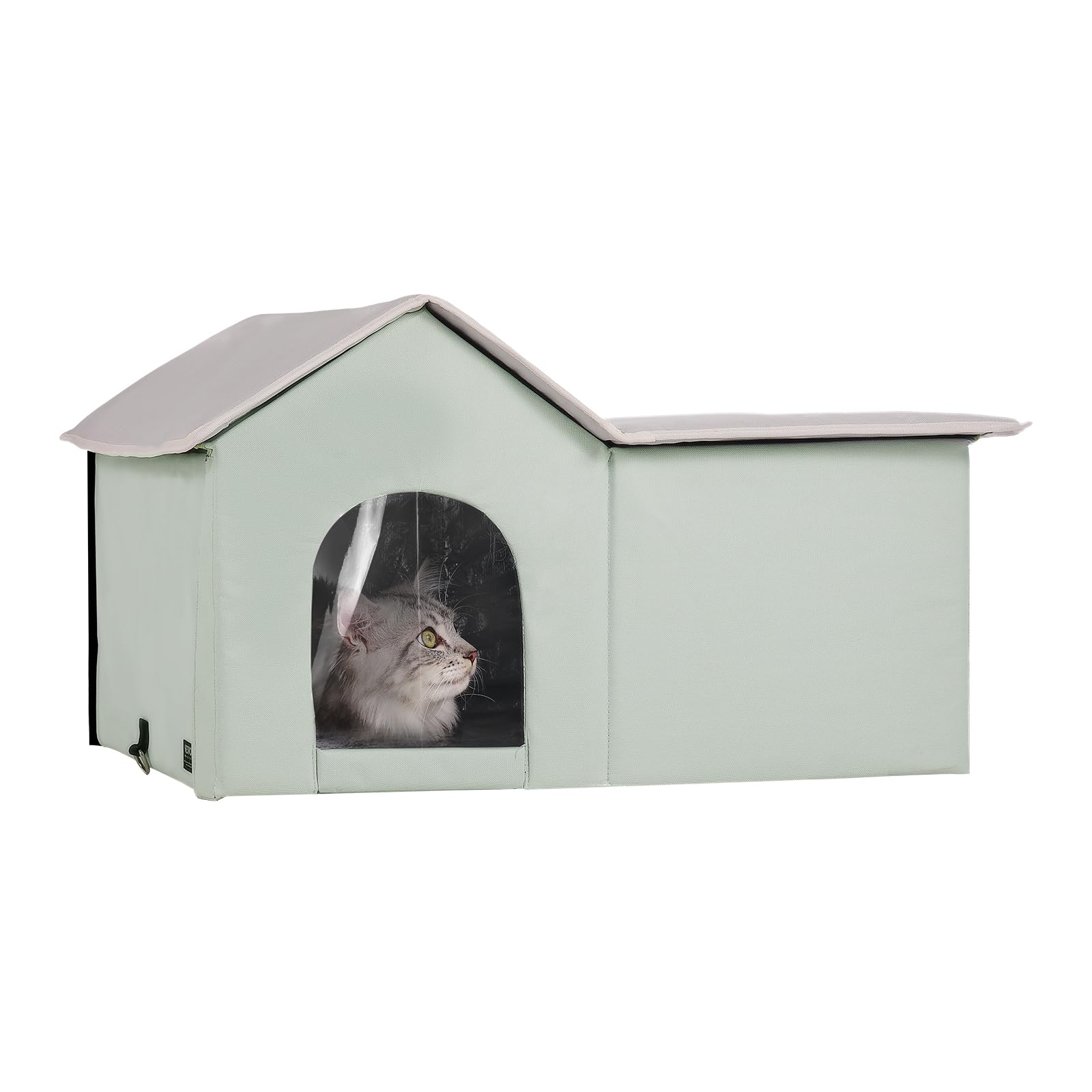 Cat Shelter Heated Outdoor Kitty House Cat House Outdoor VEVOR