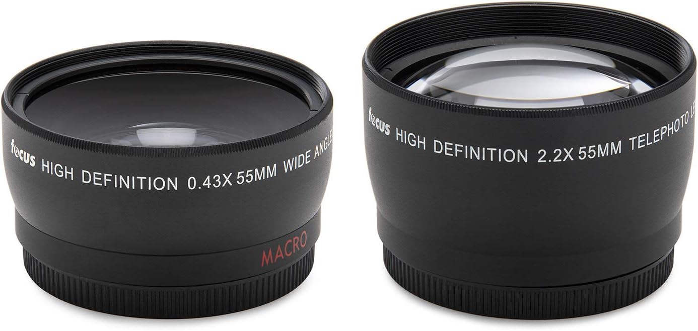 Nikon D3500 DSLR Camera with AF-P 18-55mm and 70-300mm Zoom Lenses with Total of 64GB Card (2 X 32) and Accessory Bundle