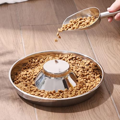 Soujoy 2 Pack Stainless Steel Puppy Bowls, Pet Slow Feeder Bowls, Non-Skid Dog Food And Water Bowl, Feeding Weaning For Small Medium Large Dogs, Cat, Pets #TOP6