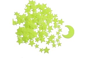 Glow in the Dark Stars, 3D Glowing Stars Stickers for Ceiling