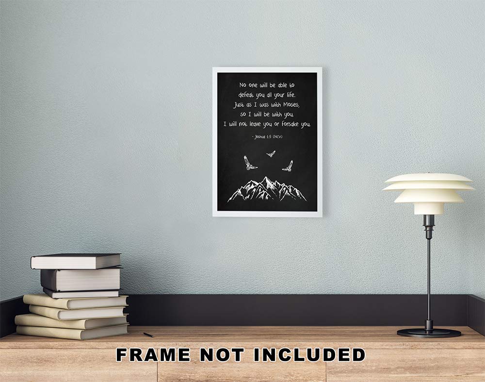 Amazon.com: Joshua 1:5 “No one will be able to defeat you all your