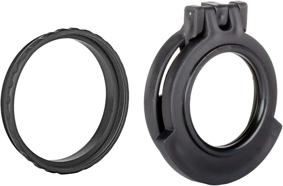 Tenebraex Objective Clear Flip Cover with Adapter Ring for 50mm Objective Scopes, Compatible with Bushnell, IOR, Nightforce, Trijicon Scopes (50NFCC-CCR)