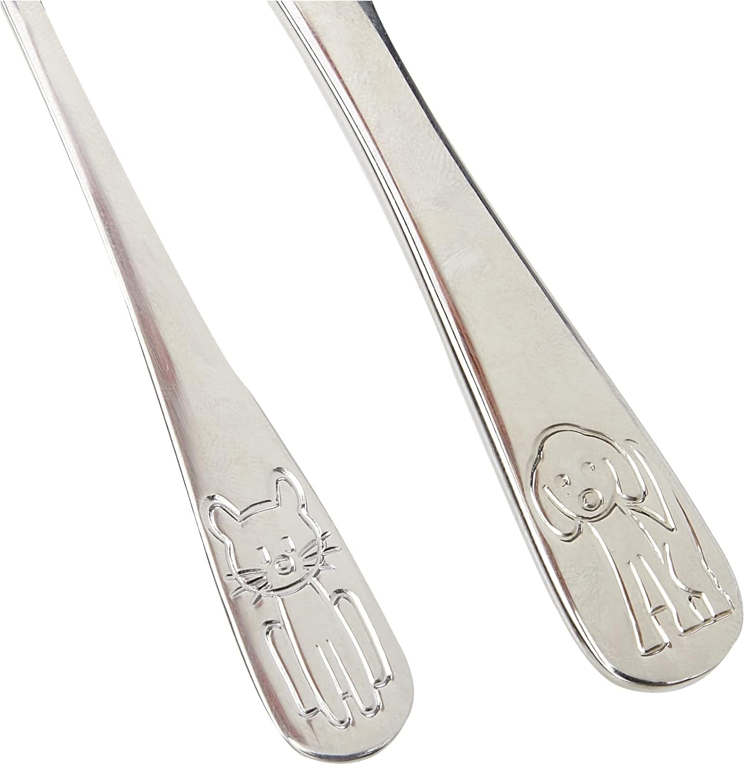 Esmeyer Children Cutlery Set Bambino 4-pcs, 20 x 17.5 x 2.5 cm, Silver