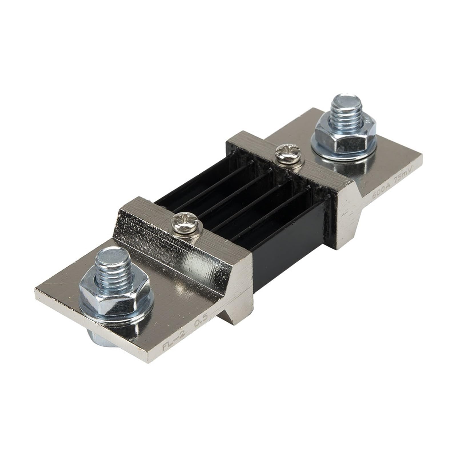Podzielnik oporu shunt, DC Current Shunt Resistor FL-2 75mV 500A 600A For Ampere Instrument(600a)