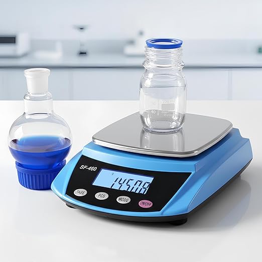 Balanza digital de laboratorio Eosphorus 0.01g precisión 600g miniatura 2
