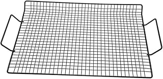 BESPORTBLE 1Pc Rede Grelhada Portátil Grelha Para Churrasco Ao Ar Livre Rede Para Grelhadores Ao Ar Livre Rack Com Alça Racks De Resfriamento De Bolo Chef Grelha De Aço Inoxidável Ferramenta