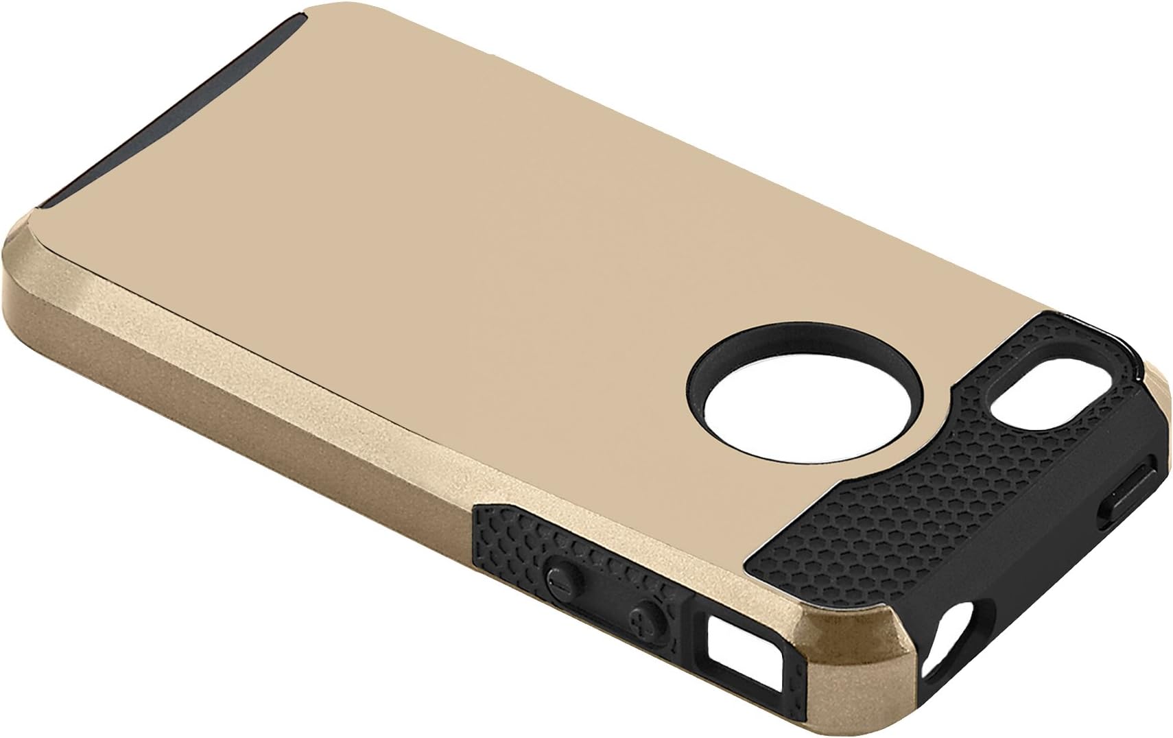 Limecase iPhone SE Case (2016), for iPhone 5s 5 SE [NGS] Slim Fit Heavy Duty Protection Shockproof Hard Rugged Ultra Protective Back Rubber Cover with Dual Layer Sturdy Impact Protection(Gold Black)
