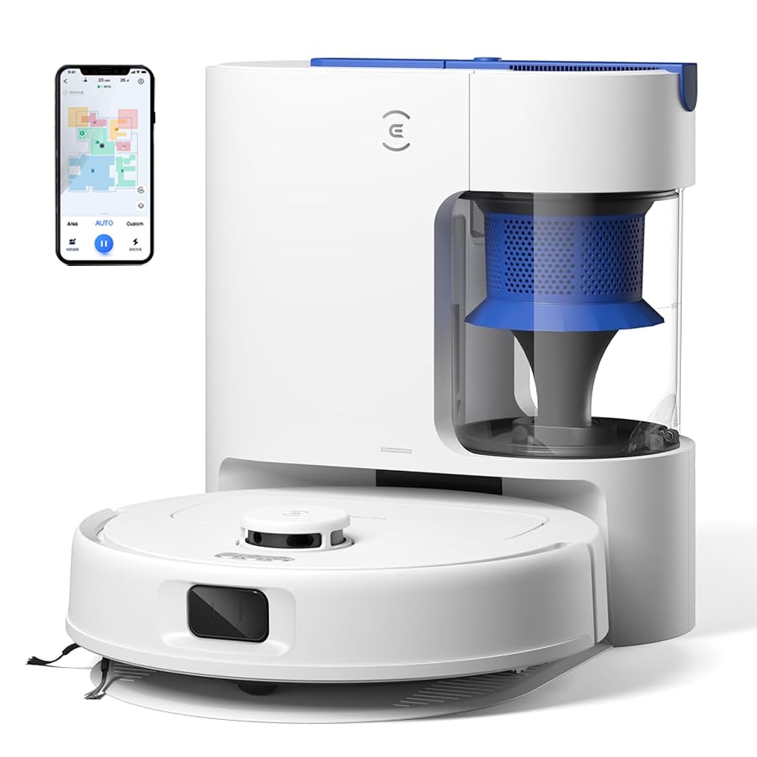 【訳あり】ECOVACS DEEBOT N20 PRO PLUSロボット掃除機 ECOVACS DEEBOT N30 Plus White 2 in 1 Robot Vacuum & Mop, 2025 New